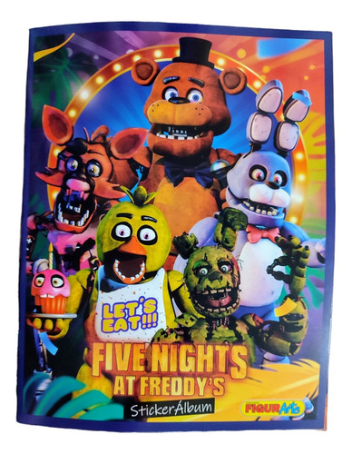 Álbum P/ Stickers De Five Nights At Freddy Yrainbow Friends 