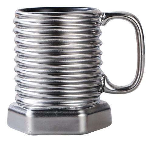 Bz1 Taza Del Desayuno Del Agua De La Colección De De Plata