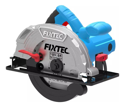 Sierra Circular 7 1/4'' (185mm) Fixtec 1200w + 4 Piezas 220v