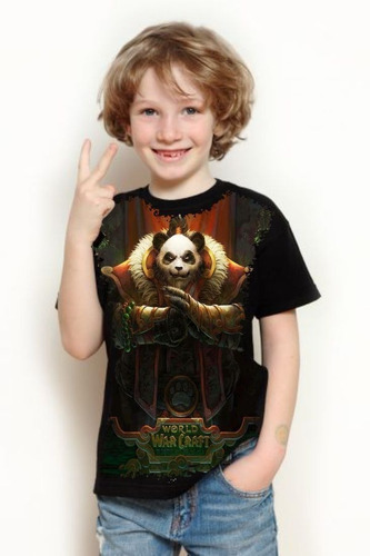 Camiseta Criança Frete Grátis Jogo World Of Warcraft