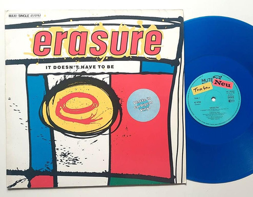 Erasure It Doesn't Have To 12  Vinilo Alema 87 Mx