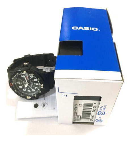 Relógio Casio Mrw-200h-1bvcf Original Caixa E Manual