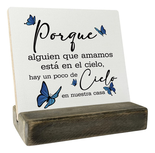 Placa Madera Regalo Simpatia Religioso Español Para Perdida