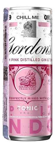 Gordons Pink Gin & Tonic - mL a $40