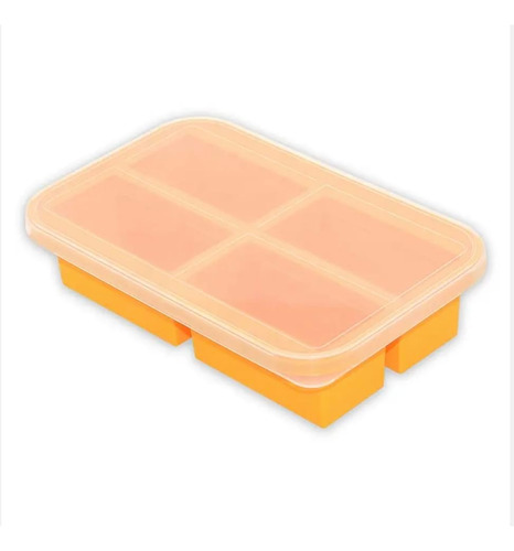 Bandeja De Silicona Para Congelador De 1 Taza Con Tapa, Mold