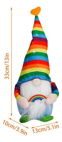 Lindas Muñecas Enanas Coloridas Rudolph, Decoración De Muñec