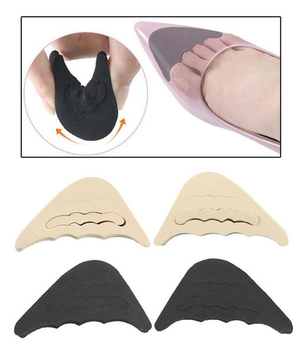 Ajuste De Enchimento Frontal Do Dedo Do Pé De Sapatos Grande