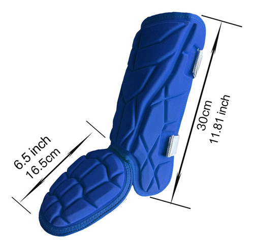 Espinilleras De Béisbol Ajustables Para Adultos, Azul