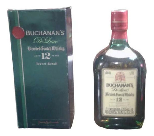 Whisky Buchanans Deluxe 12 Años De 1 Litro Garantizado