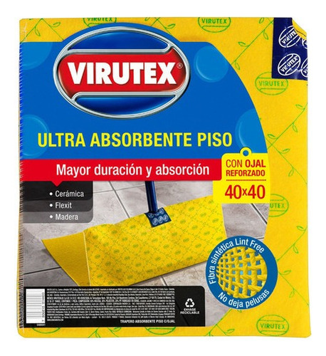 Trapero Sintético X1 Ultra Absorbente 50x60 Cm Virutex