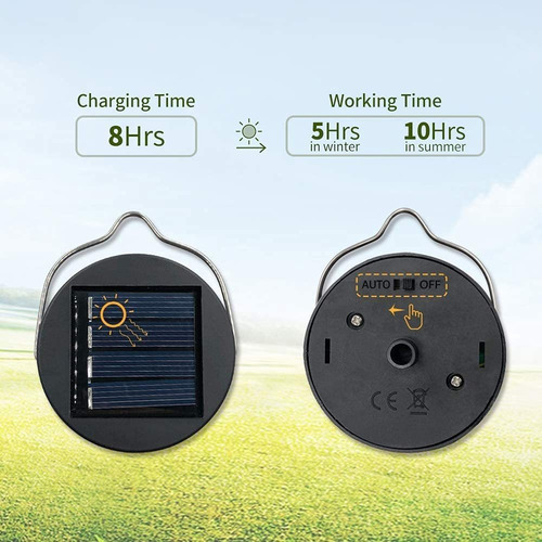 Faroles Solares Colgantes Al Aire Libre Vintage Búho Lintern