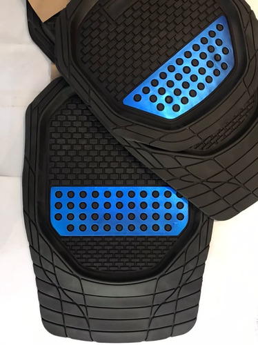 Alfombras 4 Piezas Negra/gris Tipo Bandeja Car Mats 4006abs