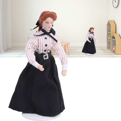 .. Doll Toy 1:12 En Miniatura Para Mujer, Modelo De