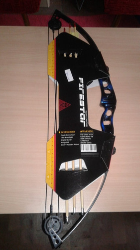 Arco Ek - Re-014ucb3 Firestar- 25 Lbs + 3 Flechas Madera Azul