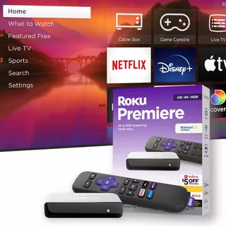 Roku Premiere Última Versión 4k Control Con Voz