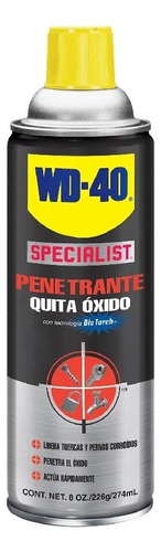 Lubricante De Penetrante Quita Oxido Specialist Wd-40 274ml