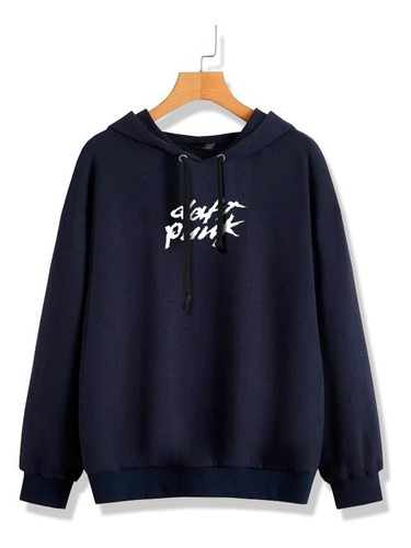 Buzo Buso Hoodie Con Capota Chompa Capucha Daft Punk