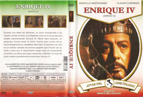 Enrique Iv Dvd Enrico Iv Marco Bellocchio Marcello Mastroian