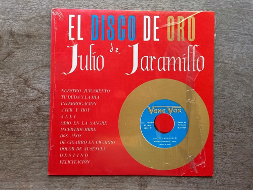 Disco Lp Julio Jaramillo - El Disco De Oro (1977) R20