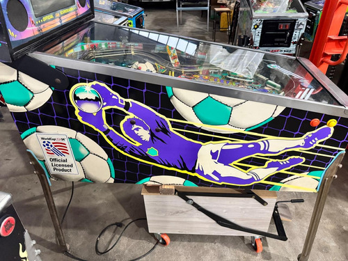 Flippers Pinball World Cup 94 Full Led Impecable (Usado)