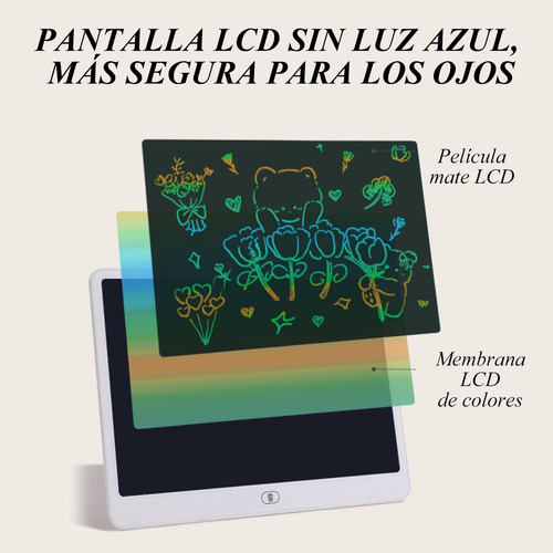 16in Lcd Pizarras Mágicas Portátil Para Niños Pizarra Lcd Hd