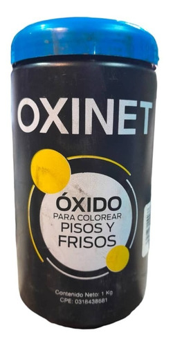 Óxido Para Pisos Y Friso De 1 Kg Oxinet Pote