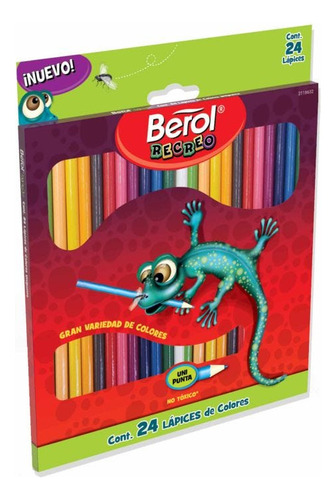 Estuche C/24 Colores Berol 2118632 Recreo Redondos