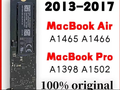 Disco Ssd 128gb Macbook Air Pro 2013 Hasta 2017 Negro (Usado)