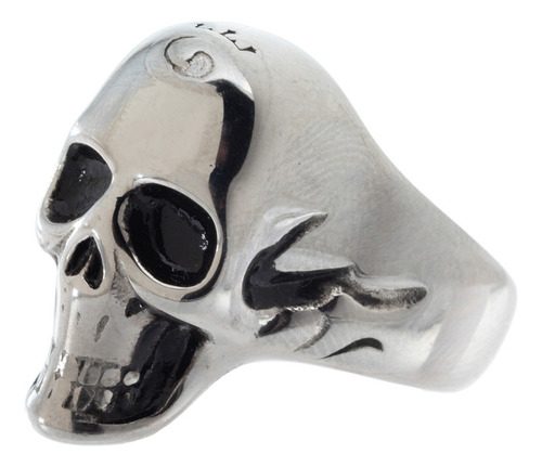 Anillo Calavera Larga Acero Quirúrgico 316l Hombre