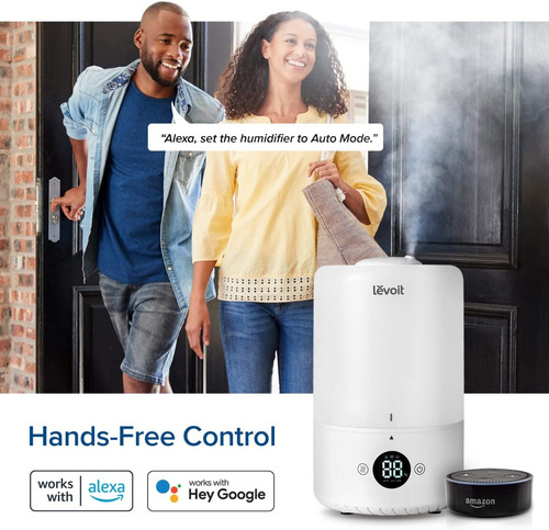 Humidificador Ultrasonico Levoit Aromas Control Wifi Y Alexa