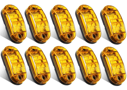 10pcs Luces Led Remolque Luces Posición Laterales Camiones