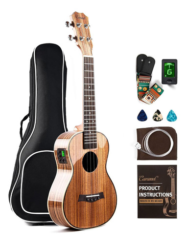 26inch Ct103 Zebrawood High Gloss Tenor Electric Ukulel...