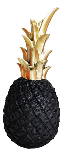 Escultura De Piña, Colección De Formas De Fruta, Negro S