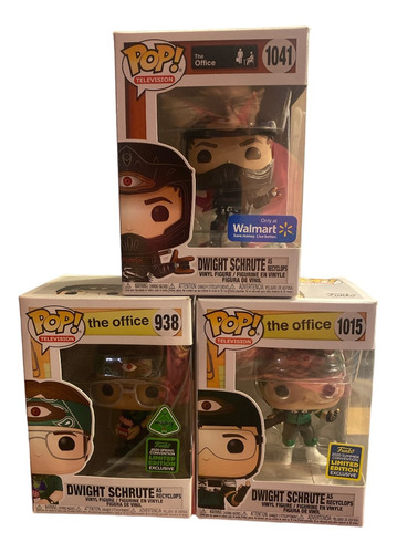 Funko Pop The Office: Dwight Schrute As Recyclops 3x1 Pack