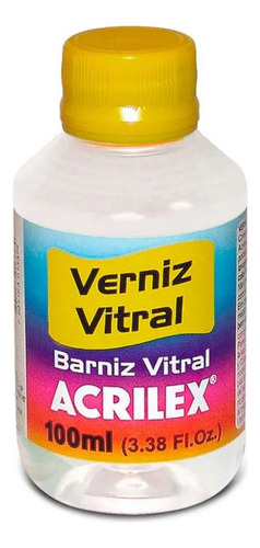 Verniz Vitral Incolor Acrilex 100ml 08110