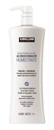 Acondicionador Vegano Humectante Profesional Kirkland 1l