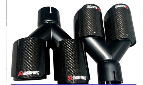 Puntas Escape Akrapovic Fibra De Carbon 4 Remus Hks Borla