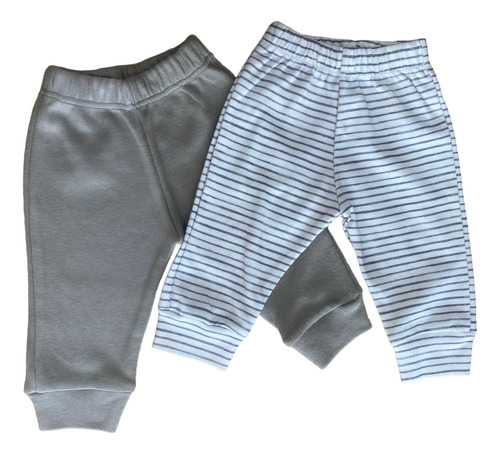 Pantalones Babucha  De Bebe 100% Algodon Pack X 2