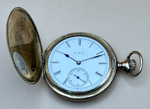 Antiguo Reloj De Bolsillo Elgin Natl Watch Co Usa 1900#0153 (Usado)