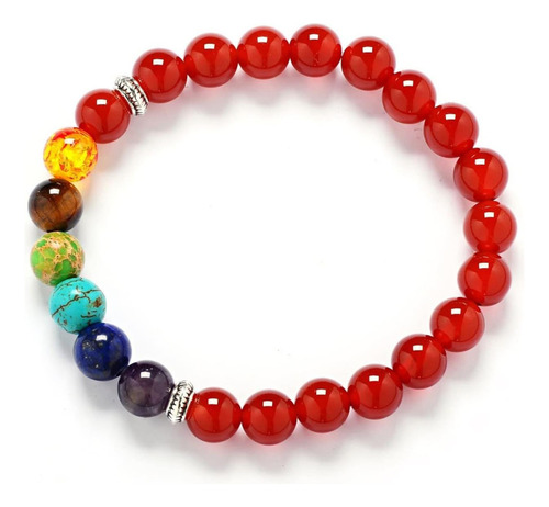 Rankui - Pulsera De Chakras Con Cuentas De Piedras Preciosas