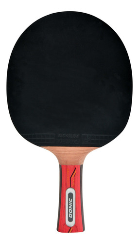 Paleta de ping pong Donic Schildkrot Waldner 1000 negra y roja FL (Cóncavo)