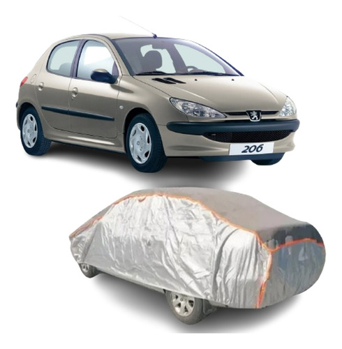 Funda Cubre Auto Antigranizo Impermeable Para Peugeot 206