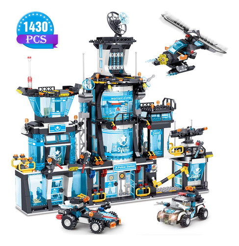 Juego De Construcción Mindbox Estación De Policía 1430 Pieza 0 Versión Del Personaje