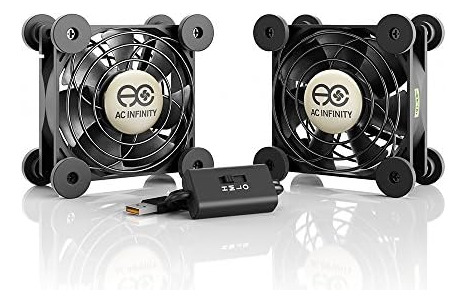 Ac Infinity Multifan S5, Ventilador Usb Doble Silencioso De 