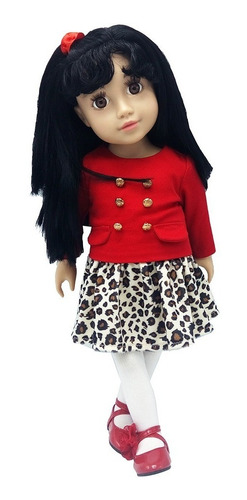 Imagen 4 de 10 de Witty Girls Lucy Muñeca 45cm /18 PuLG Original American Pre