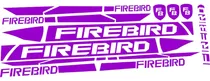 Comprar Calcomanías Firebird Kit De Calcomanias Para Cuadro De Bici