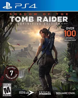 Jogo Shadow Of The Tomb Raider Definitive Edition Ps4 Fisica