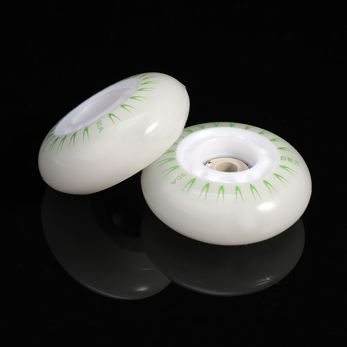 Rodas De Skate De Gelo Green Light 64 Mm Pu Com Decoração In