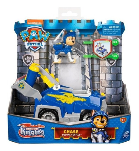 Paw Patrol Rescue Knights Chase Vehiculo Deluxe - E.full