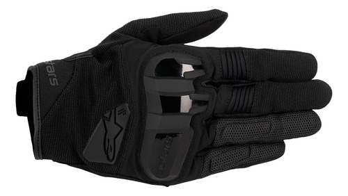 Luva Alpinestars Motociclista Chrome V2 Preta Touch Cor Preto/cinza Tamanho L/g
